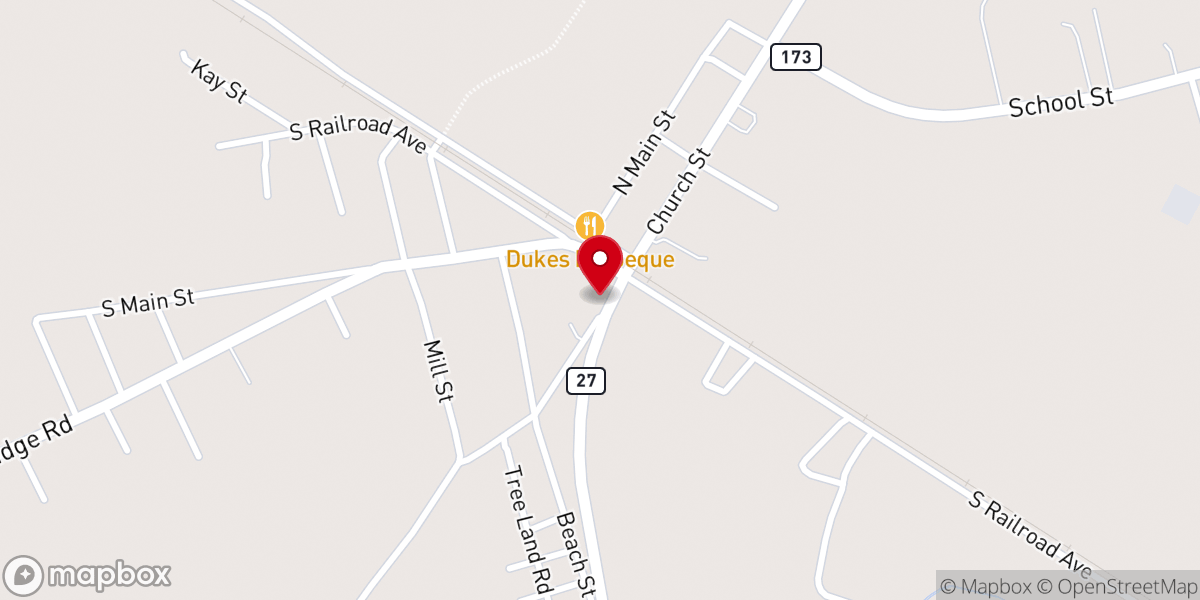 Map showing location of Bandit Towing & Transport