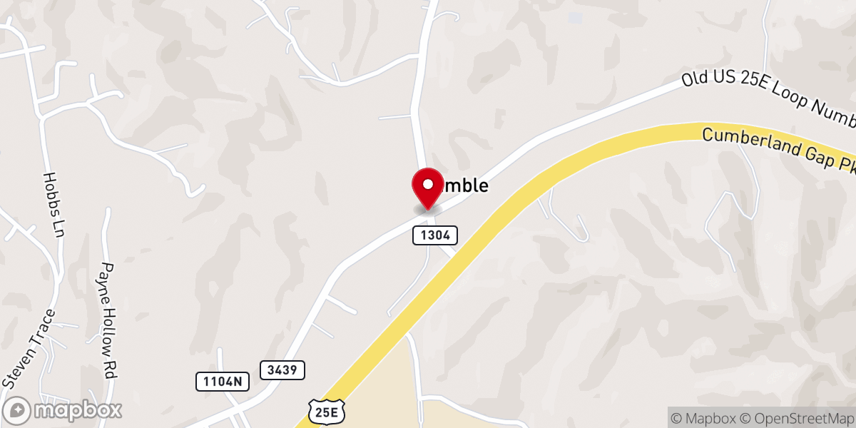 Map showing location of Bimble