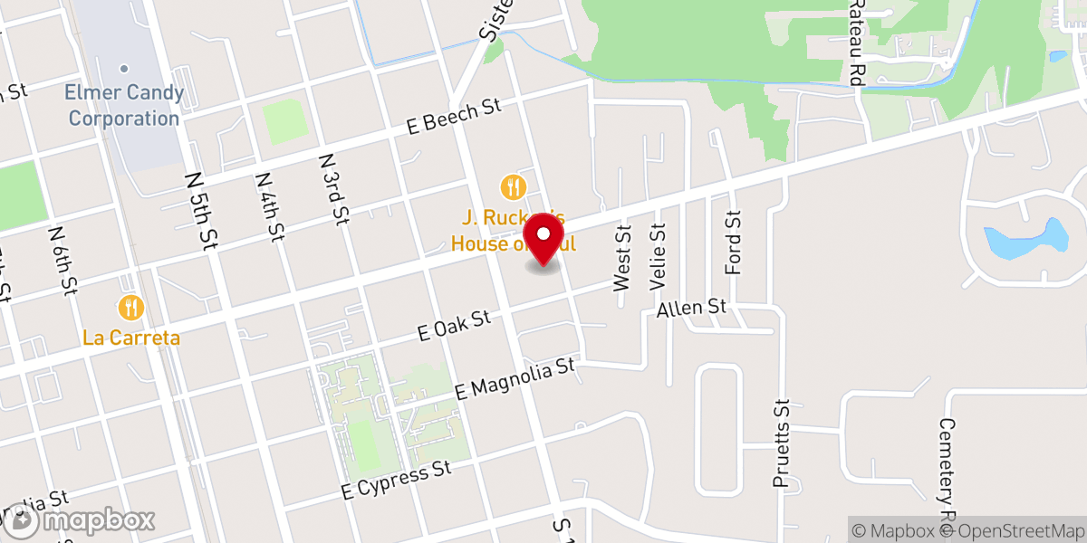 Map showing location of Iglesia de dios Getsemaní