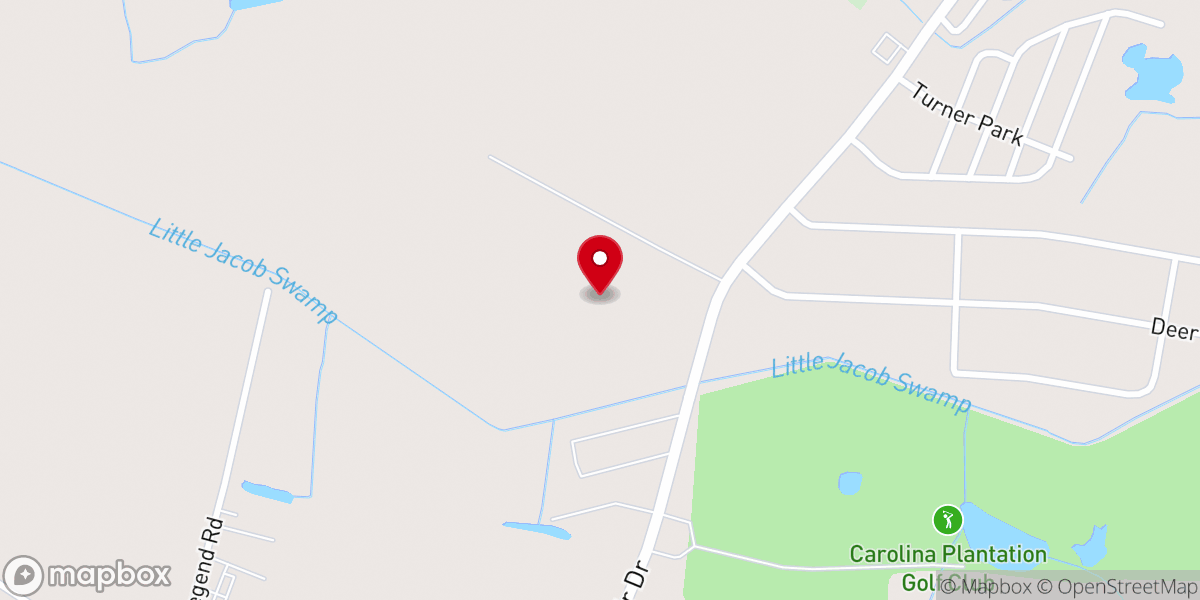 Map showing location of Robeson County Fairgrounds