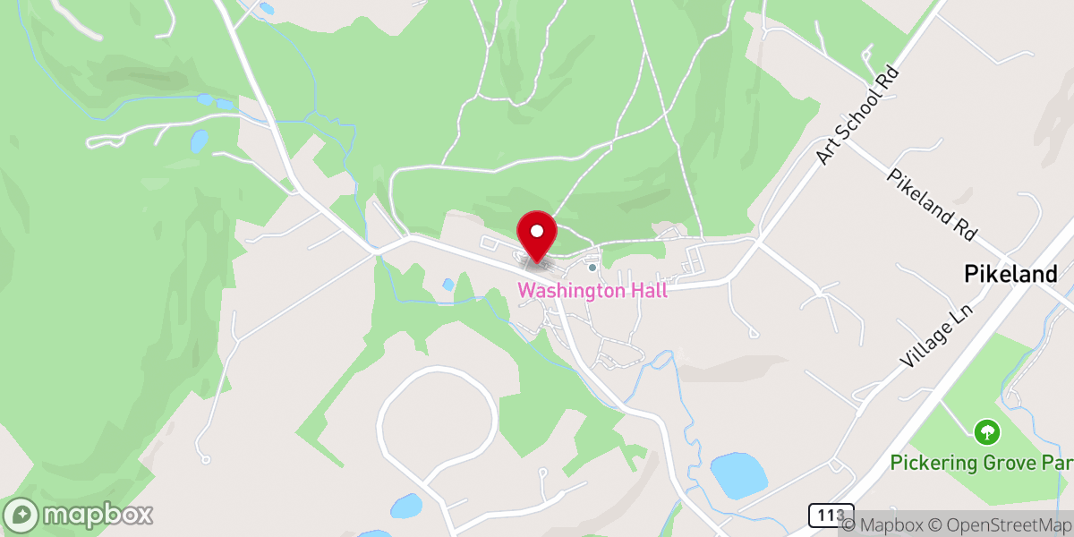 Map showing location of The Washington at Historic Yellow Springs