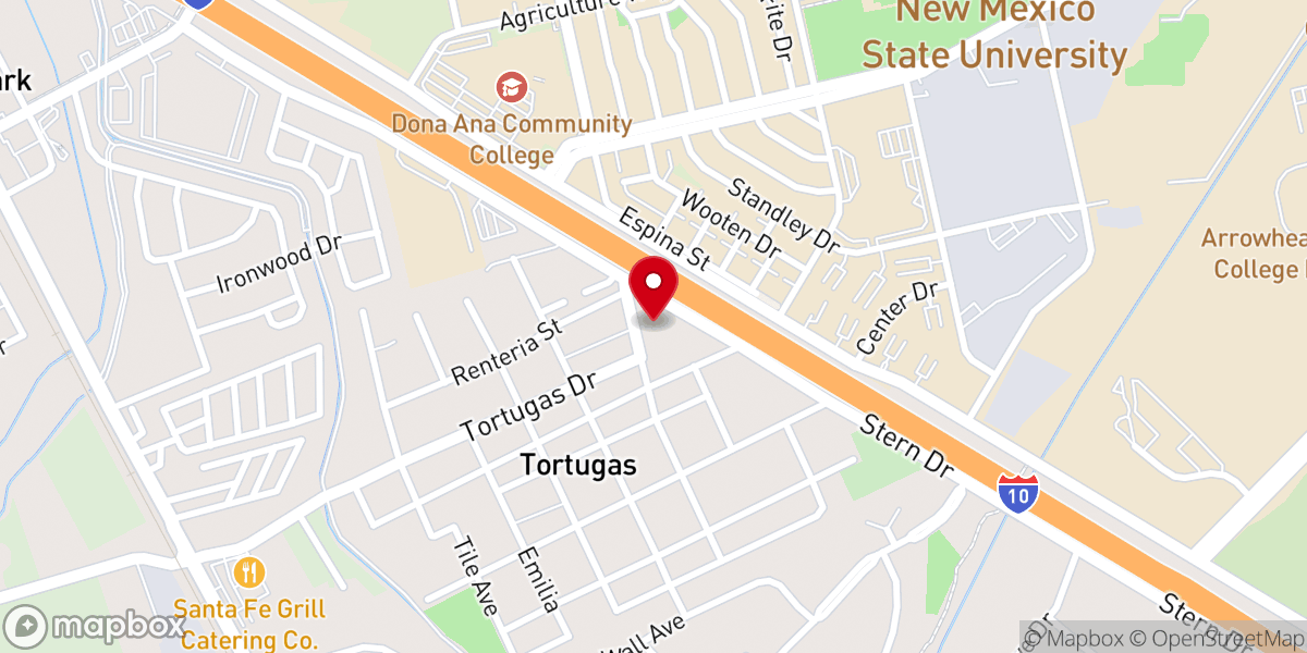 Map showing location of Iglesia Bautista El Buen