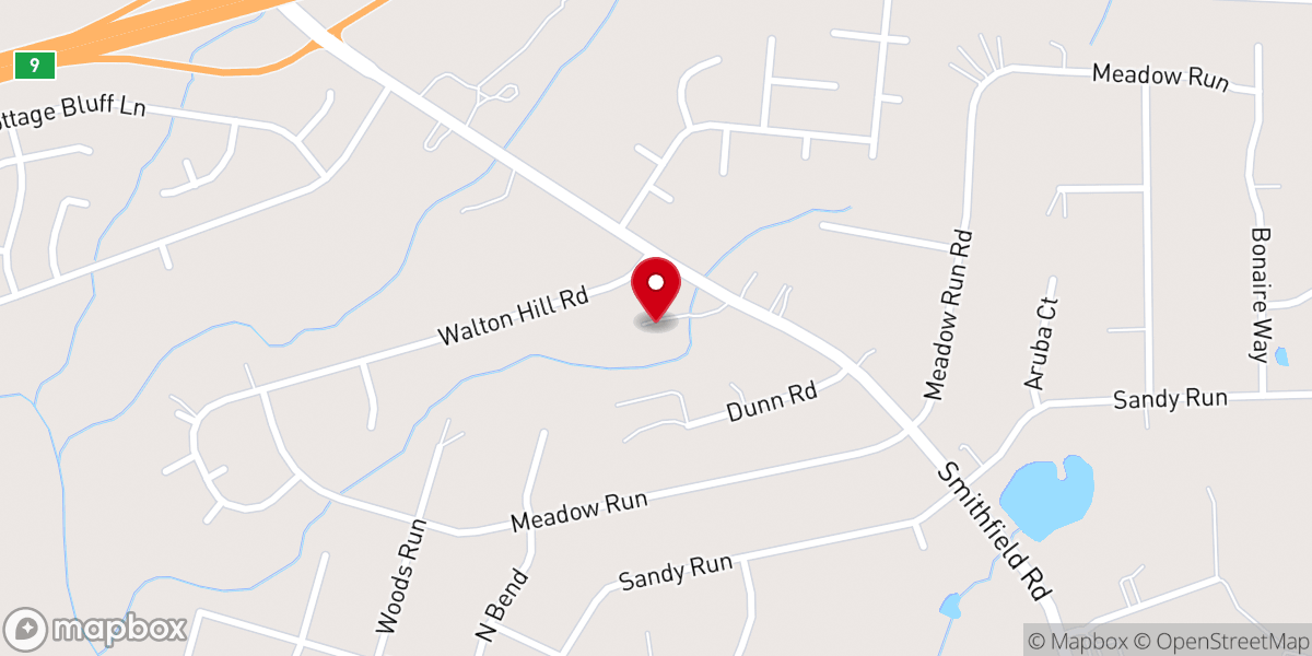 Map showing location of The Garden Church