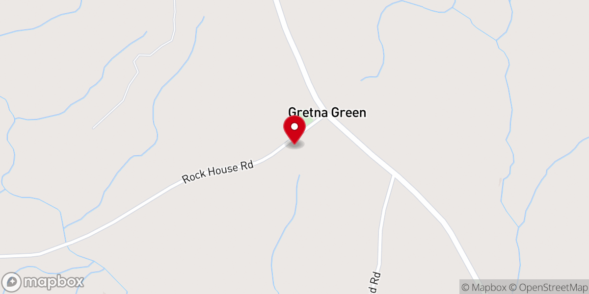 Map showing location of Mt Olive Baptist Church
