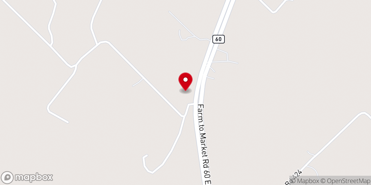 Map showing location of Zion Church of Christ