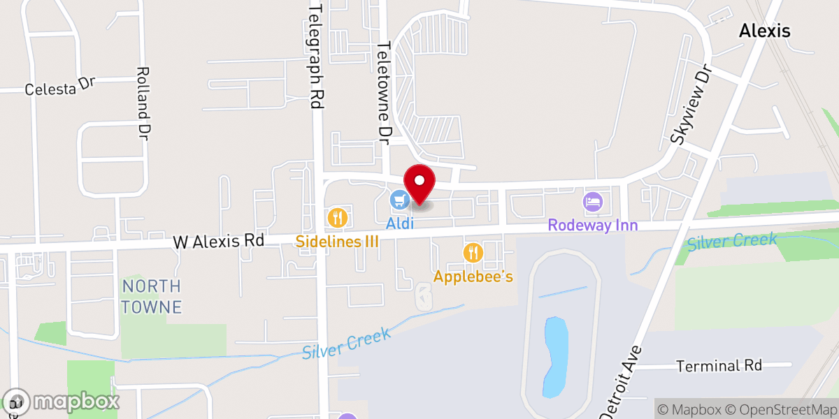 Map showing location of CityLight Church Toledo