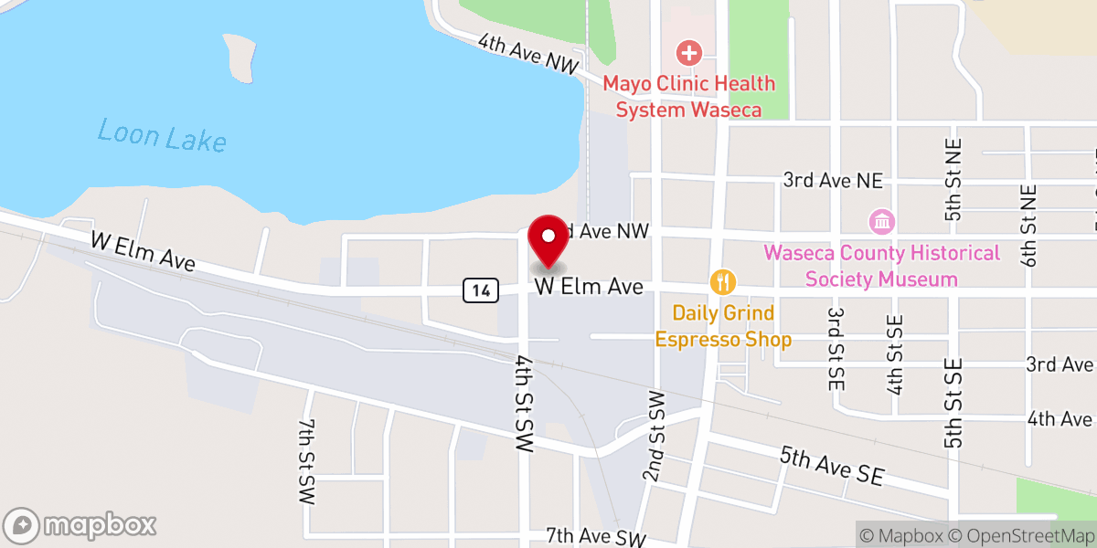 Map showing location of Sacred Heart School and Children's House Montessori