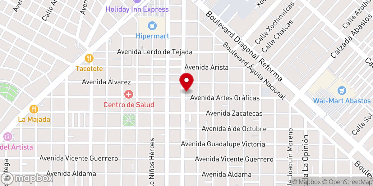 Map showing location of PARROQUIA Sagrado Corazón de Jesús