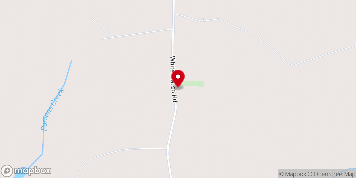 Map showing location of Malone Methodist Episcopal Church