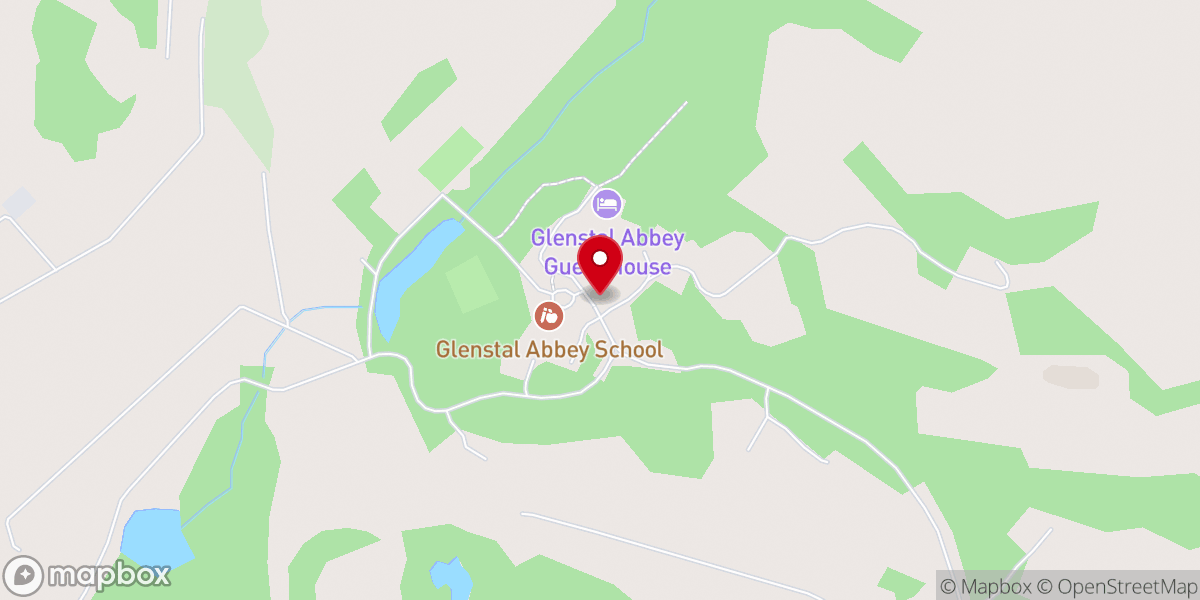 Map showing location of Glenstal Abbey Monastery