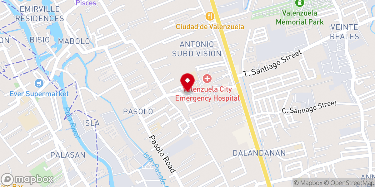 Map showing location of Precious Faith Fundamental Baptist Church - Valenzuela City