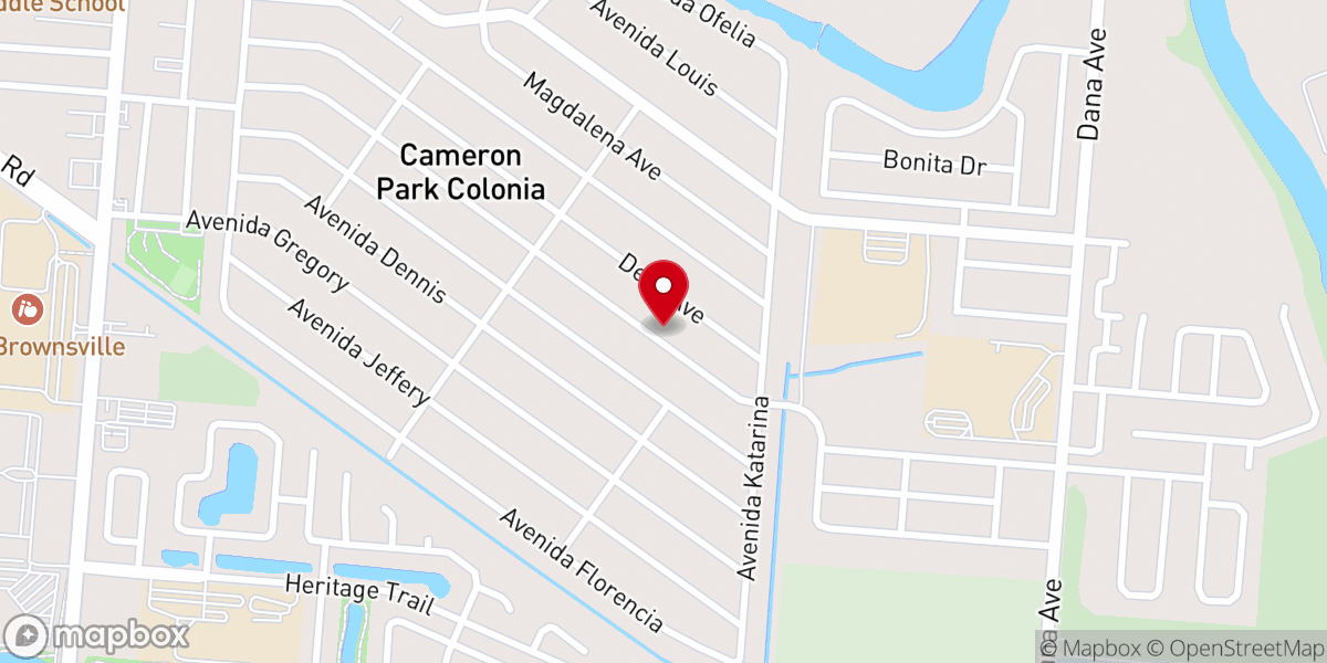 Map showing location of Iglesia Bautista Fundamental