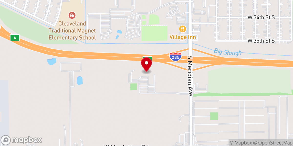 Map showing location of Bethel Life Center