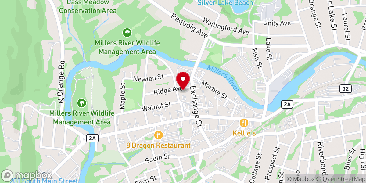 Map showing location of Abundant Grace Resource Center