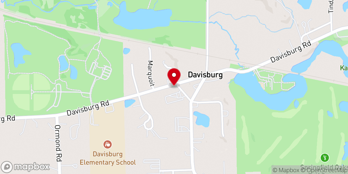 Map showing location of The Fellowship Hall