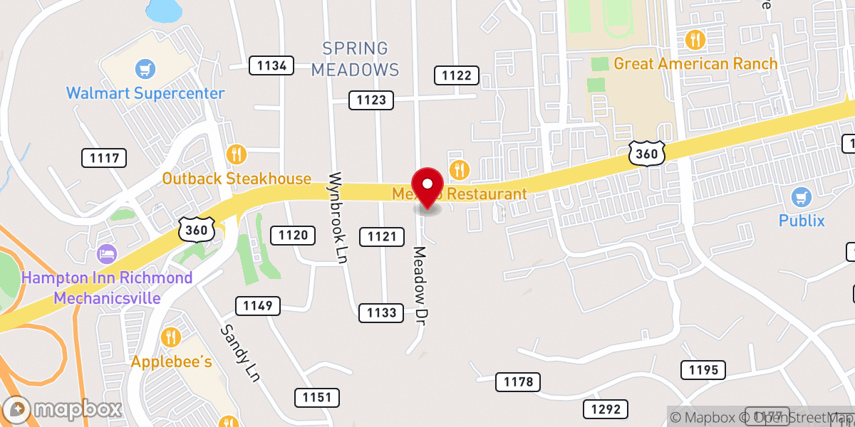 Map showing location of Church of the Creator