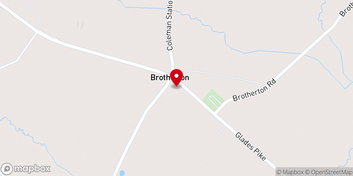 Map showing location of Brothersvalley Church Of The Brethren