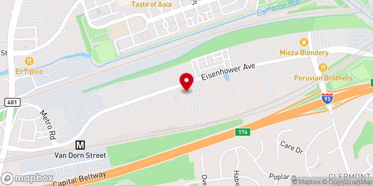 Map showing location of Great Faith Christian Center International (GFCCI)
