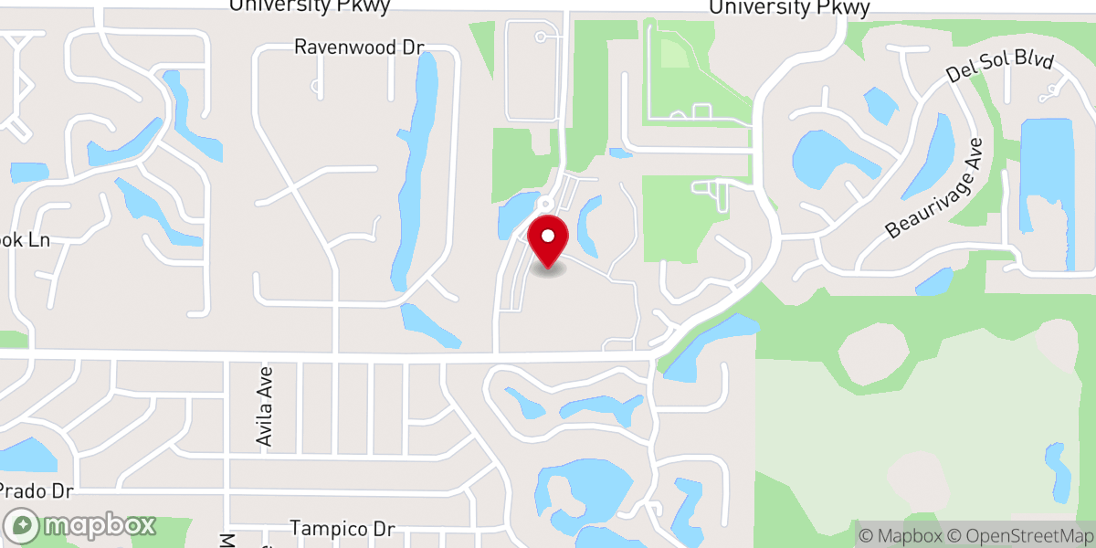 Map showing location of Tabernacle Family Life Center