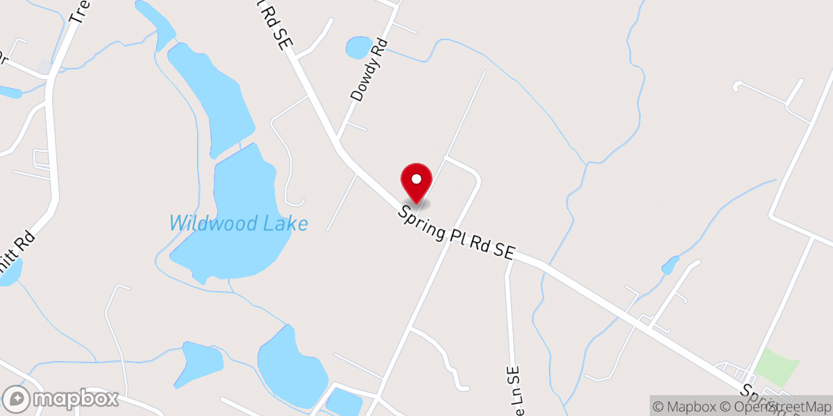 Map showing location of Sunrise Church