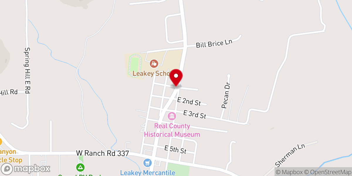 Map showing location of SNAP WEST ( First Baptist Church )