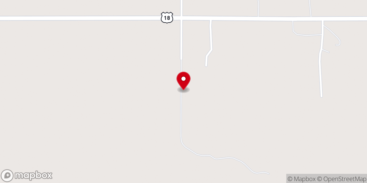 Map showing location of Rosebud House of Prayer