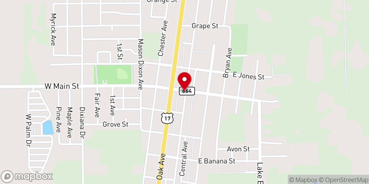 Map showing location of Iglesia Cristiana Jesed
