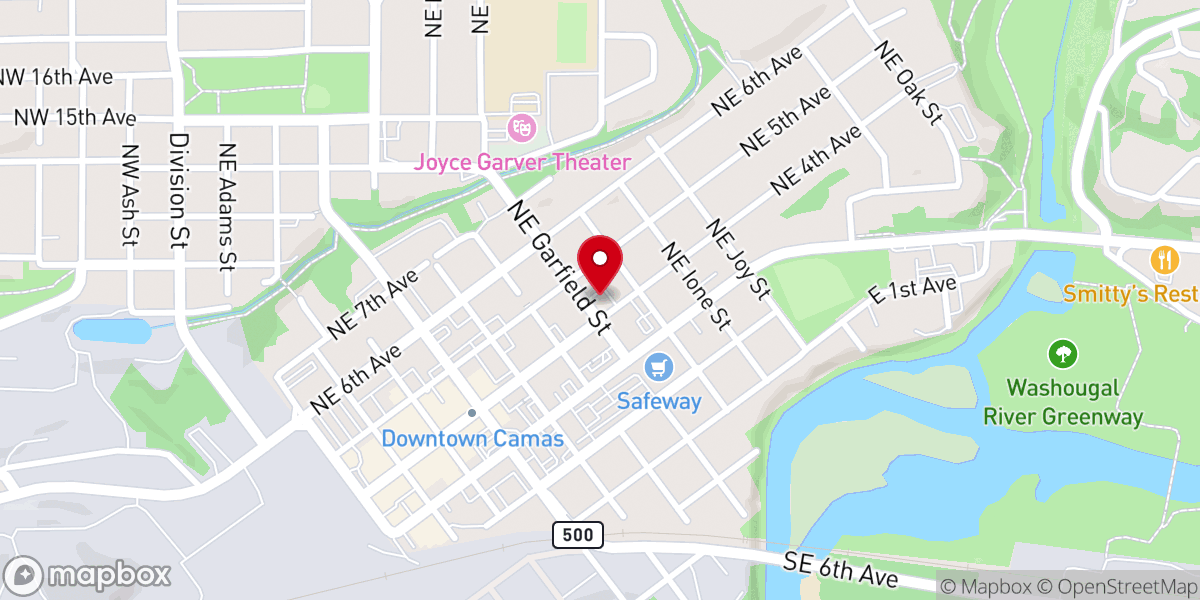 Map showing location of Stoller Memorial Chapel