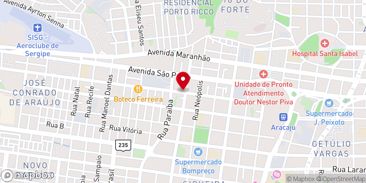 Map showing location of Igreja Pentecostal Assembleia de Deus Libertação e Cura
