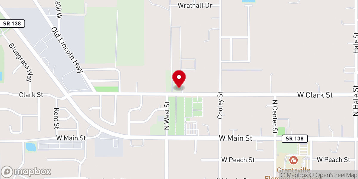 Map showing location of Clark Historic Farm