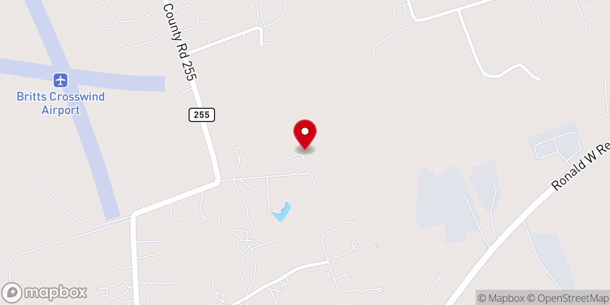 Map showing location of Reunion Ranch