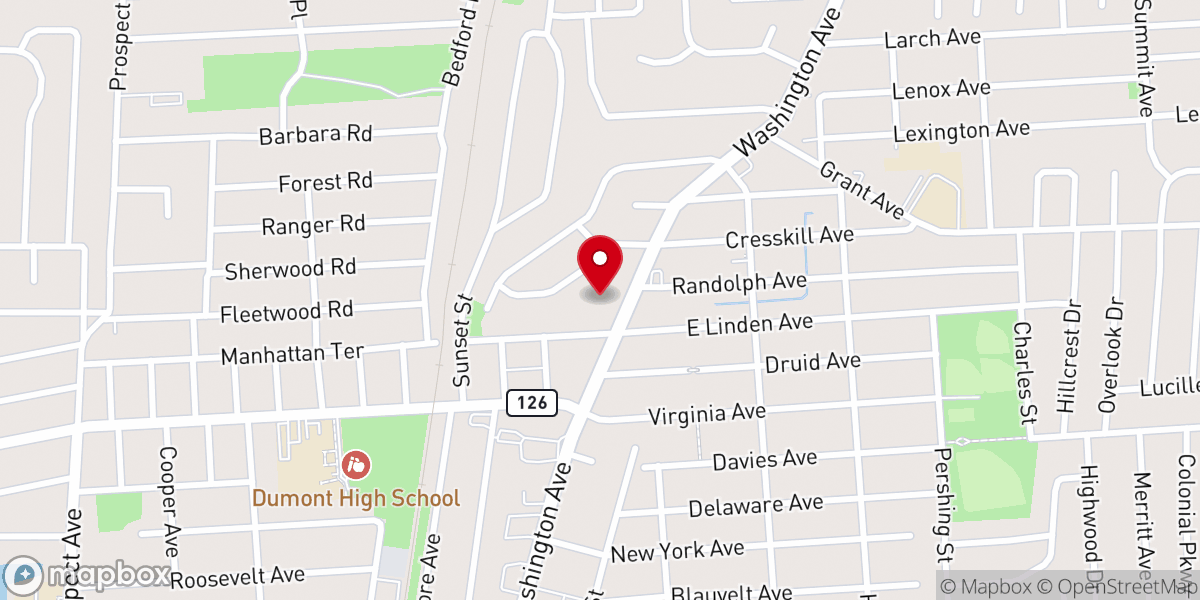 Map showing location of Immanuel Presby Church of New Jersey (뉴저지 임마누엘 장로교회)