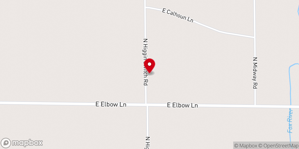 Map showing location of Antioch Christian Church