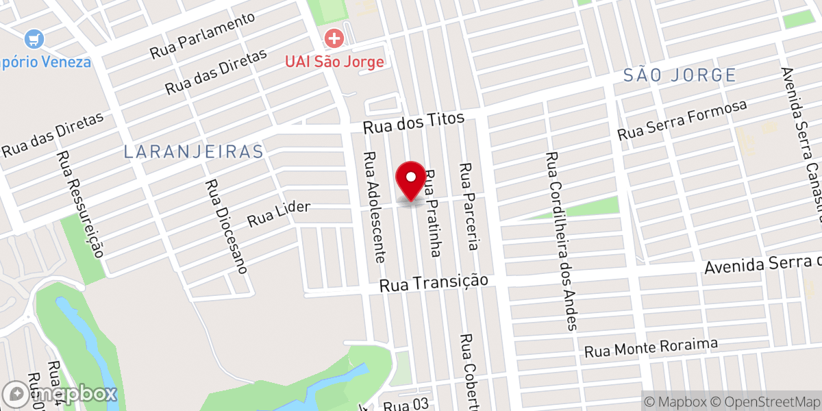 Map showing location of Igreja Cristã Universal Independente - ICUI