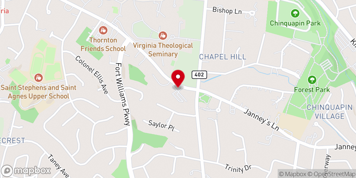 Map showing location of Zabriskie Chapel- Immanuel Church-on-the-Hill Pumpkin Patch