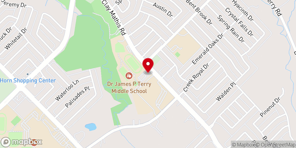 Map showing location of True Life Church
