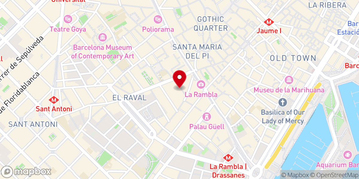 Map showing location of Misioneras de la Caridad de la Madre Teresa de Calcuta