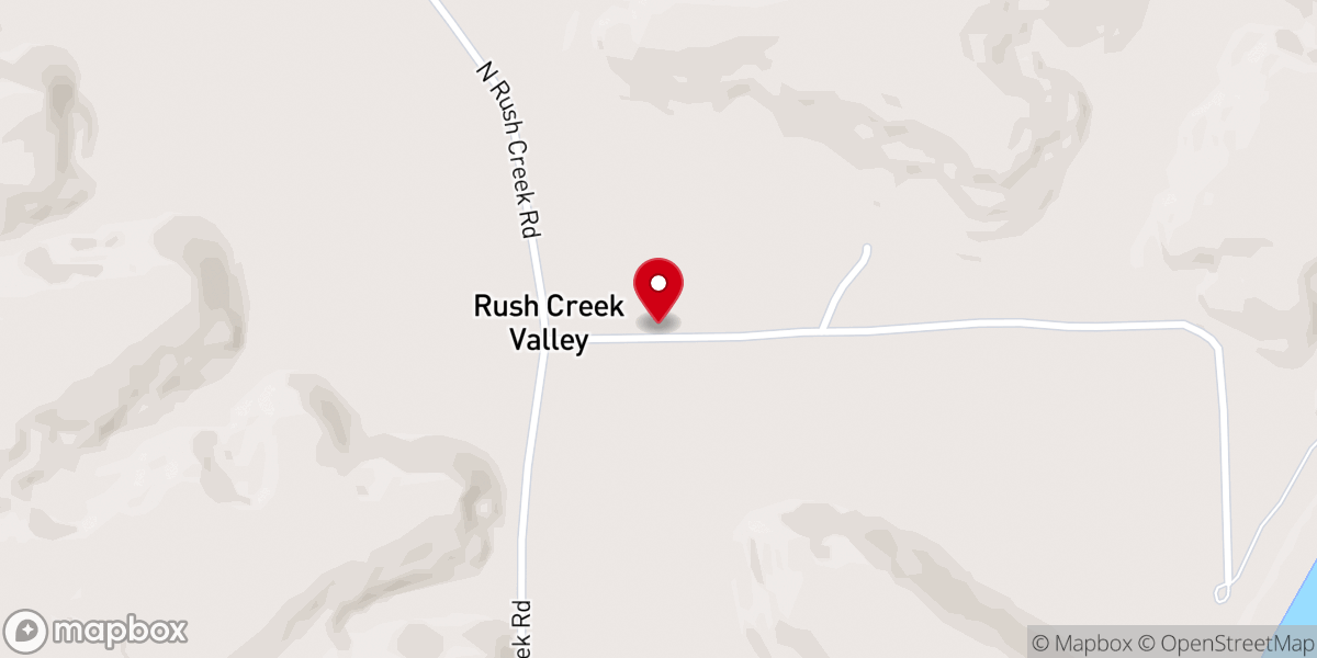 Map showing location of Enon Baptist Church
