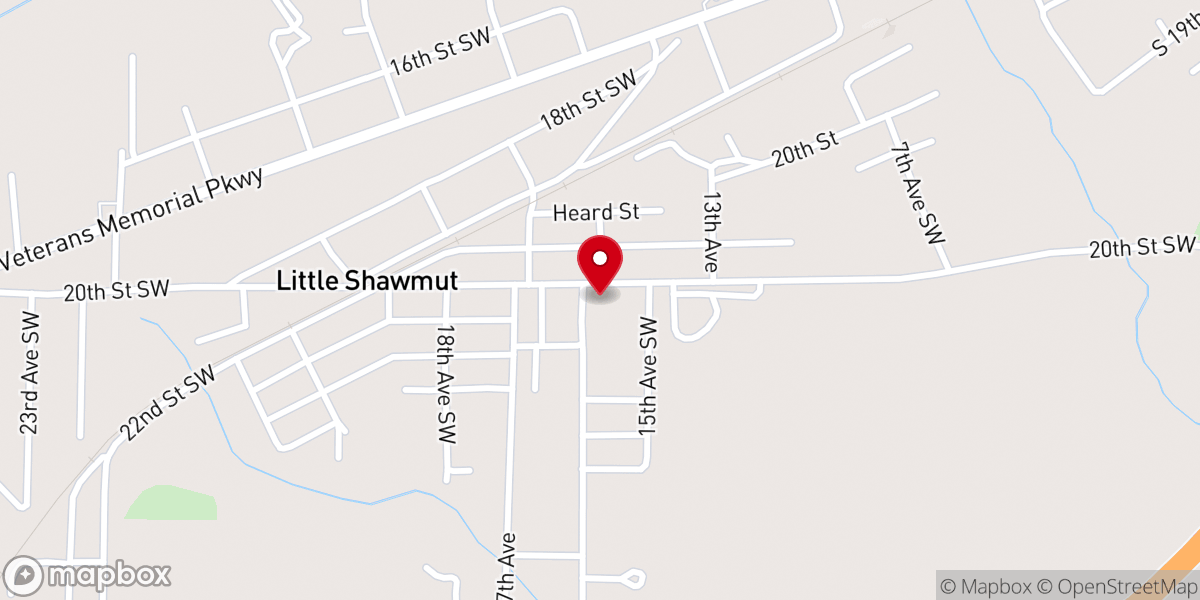 Map showing location of Mt Hermon Baptist Church