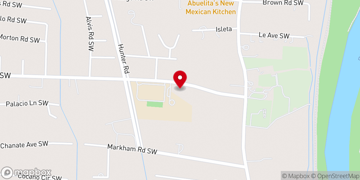 Map showing location of Catholic Church of the Ascension