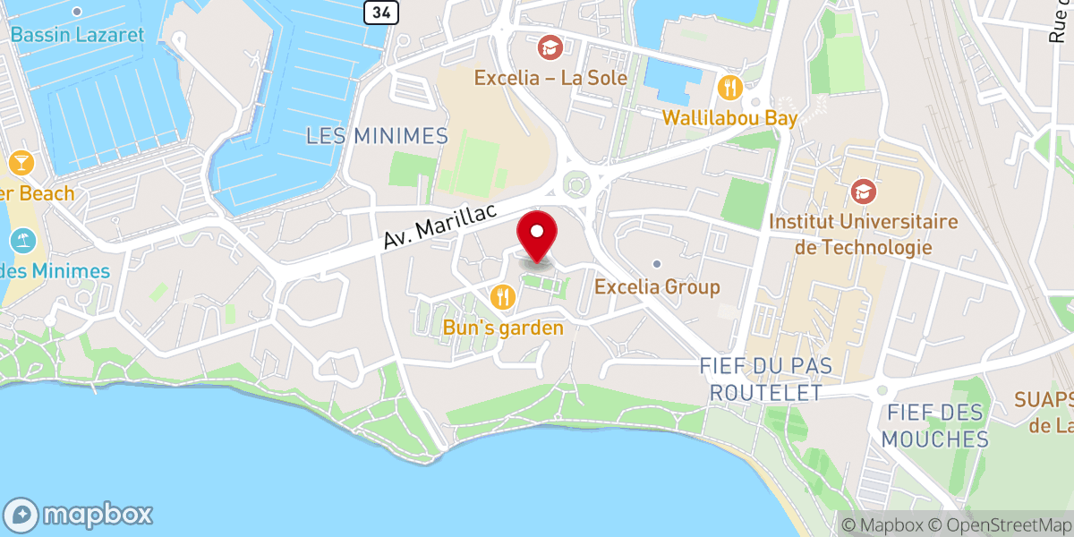 Map showing location of Journal Chrétien