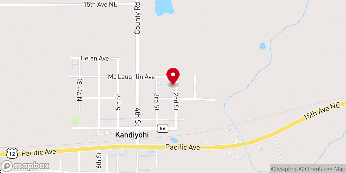 Map showing location of Church of St. Patrick