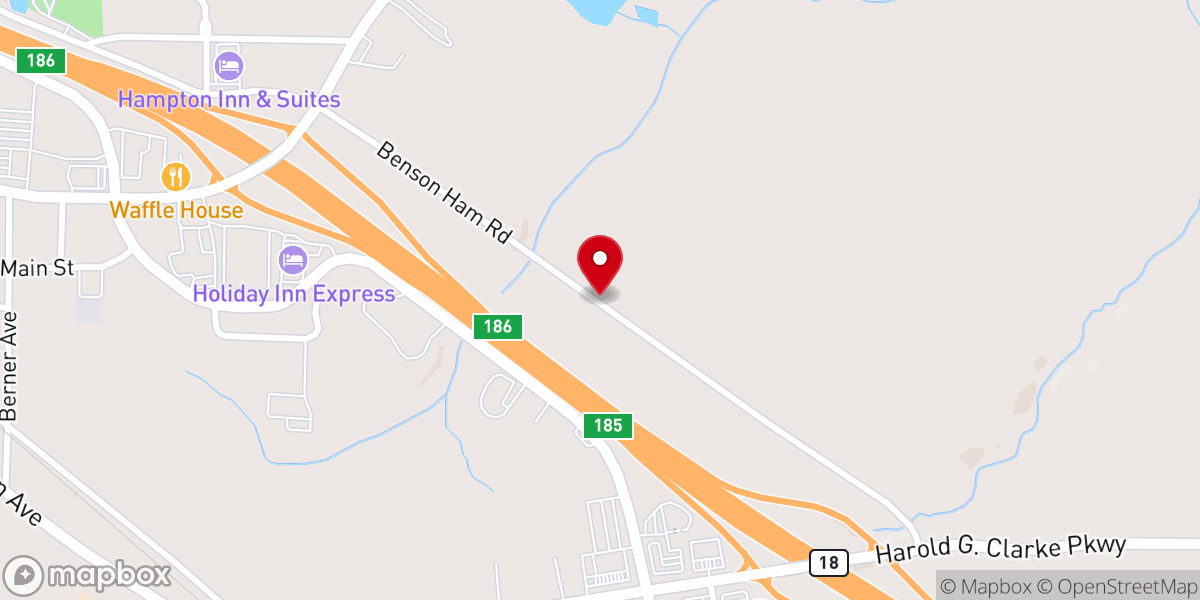 Map showing location of Momentum Christian Church | Forsyth Campus