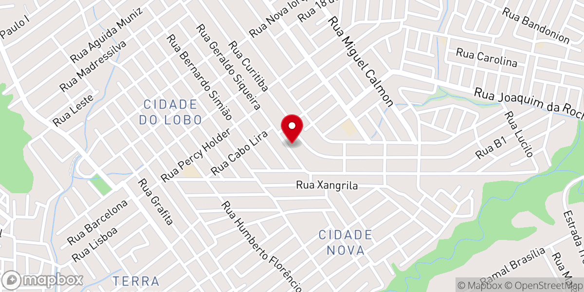 Map showing location of Igreja pentecostal Ebenézer