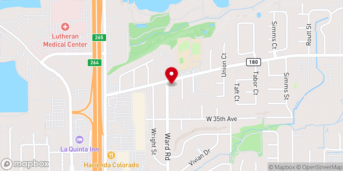 Map showing location of Applewood Community of Christ