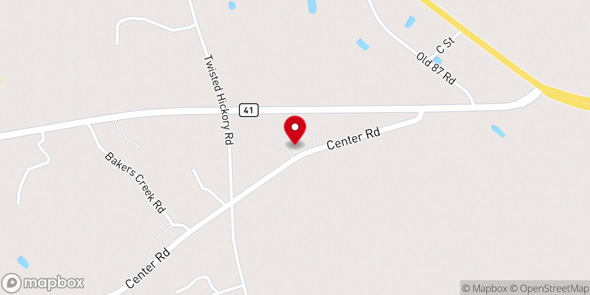 Map showing location of Faith Temple United Outreach Center