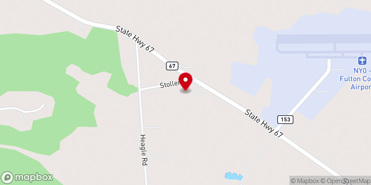 Map showing location of Johnstown Church of Christ