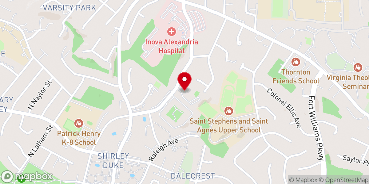Map showing location of New Life International United Methodist Church