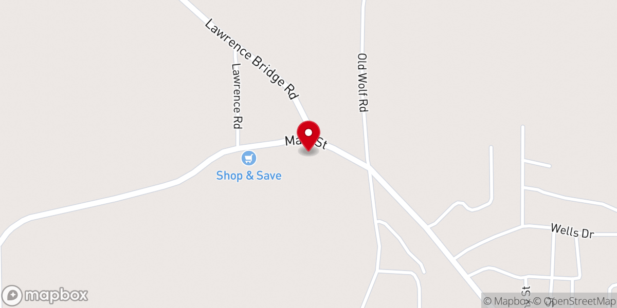 Map showing location of Caledonia United Pentecostal