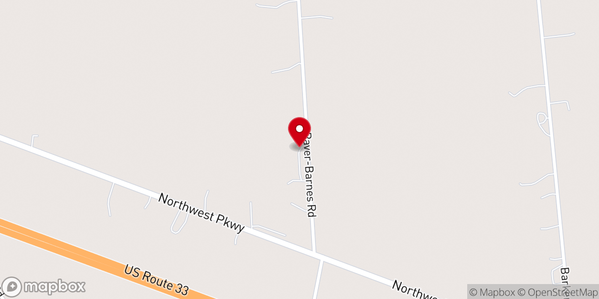 Map showing location of New Horizons Baptist Church